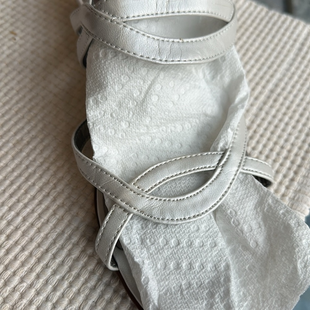 Rockport Women’s Zandra Anklestrap Pearl Sandals Size 8 TotalMotion EUC no box - Picture 11 of 11